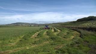 Silage time in Kintyre Scotland [upl. by Atinahc]