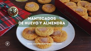 Receta de mantecados de huevo y almendra [upl. by Gurango895]