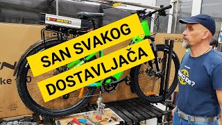 IDEALNI eBICIKLI ZA DOSTAVLJAČE Prilagođeni MS Energy m11 i t10 🚴‍♂️ [upl. by Assenav]