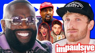 Rick Ross on Adin Ross Getting Scammed Defends Taylor Swift amp Kanye West Addresses Nicki Minaj 409 [upl. by Salazar860]