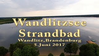 Wandlitzsee StrandbadWandlitz Brandenburg Parrot Bebop 2 05062017 14 [upl. by Him]