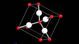 The unit cell of cuprite Cu2O [upl. by Anileda145]