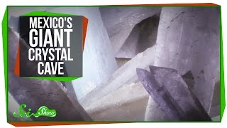 Weird Places Mexicos Giant Crystal Cave [upl. by Trovillion]