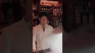 Amazing Bartender bartender BarCentiforia KomaiYuzo cocktail japan [upl. by Amhser]