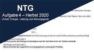 35 NTG Industriemeister IHK Aufgabe 4  Herbst 2020 [upl. by Jacquette656]