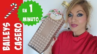 COMO HACER BAILEYS CASERO EN 1 MINUTO  RIQUÍSIMO Y SUPER FÁCIL [upl. by Ahsemak648]