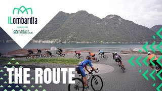 Il Lombardia 2024  The Route from Bergamo to Como [upl. by Cornelle]