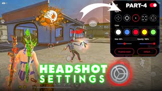 Free fire HEADSHOT settings  Free Fire new HEADSHOT settings [upl. by Anoyet]