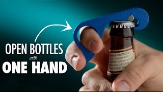 The OneHanded Bottle Opener [upl. by Yelkao]