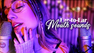 ASMR  EartoEar Mouth Sounds for Sleep amp Relaxation ❤️ [upl. by Annhej]