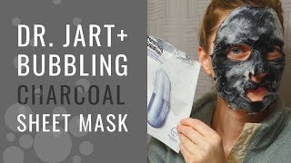 How to Use Dr Jart Porecting Solution Bubbling Charcoal Sheet Mask [upl. by Ravel]