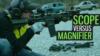 LPVO Versus Red Dot  Magnifier [upl. by Otinauj]