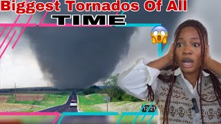 NIGERIAN Reacts To THE BIGGEST TORNADOS OF ALL TIME 😱 [upl. by Naasah]