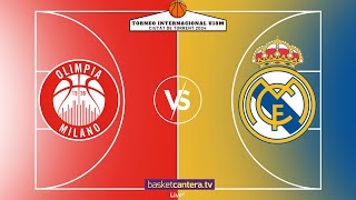 Final U18M OLIMPIA MILANO vs REAL MADRID Torneo Internacional Junior Ciutat de Torrent 2024 [upl. by Katzir260]