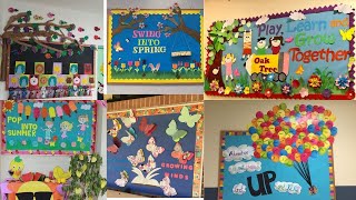 School Summer board decoration ideasBulletin board decoration designClassroom Summer board idea [upl. by Dlaregztif480]