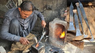 Useful Leather Cutting Tools Made by An Expert Blacksmith For Cobbler [upl. by Asle]