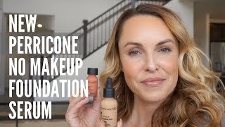 NEW PERRICONE NO MAKEUP FOUNDATION SERUM REVIEW amp WEAR TEST [upl. by Atiuqam]