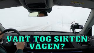 Xpeng G9 i räckviddstest  Så kom snöstormen  Elbilsmagasinet [upl. by Anirtak31]