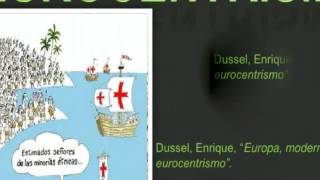 Descubrimiento de América Eurocentrismo Enrique Dussel en California [upl. by Natrav]