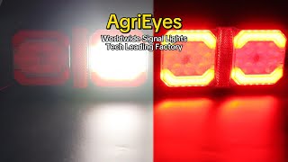 AgriEyes T322 Double Trailer Lights LED Tail Light with Reverse amp Reflector for RV Camper [upl. by Meghan155]