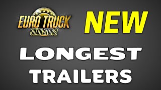 NEW ETS2 Trailers  Unique amp Longest Trailers Schmitz Cargobull [upl. by Savanna]