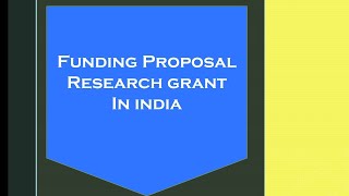 How to get Funded ProjectProject Grant Research Proposal Financial support [upl. by Colston986]