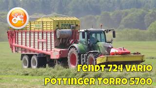 Silage 2024  Fendt 724 Vario amp Pöttinger Torro 5700 [upl. by Cran237]