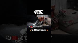 Top 100 Metal Breakdowns 🔥 SION  More Than Just Myself shorts metal breakdown [upl. by Eidok]