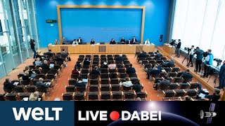 WELT LIVE DABEI Corona in Deutschland  Briefing der Regierung zur PandemieLage [upl. by Jovi]