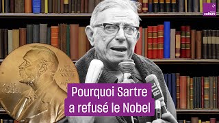 Pourquoi Sartre atil refusé le prix Nobel [upl. by Eelimaj]