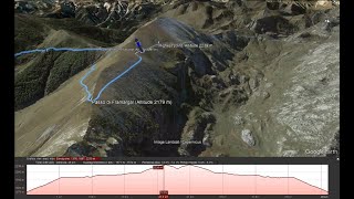 Dynamic RouteampPhotos amp Altitude Profile w Google Earth  Alta Via del Sale w BMW F650 GS Dakar [upl. by Aned386]