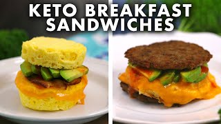 KETO Breakfast Sandwich Recipes [upl. by Norod]