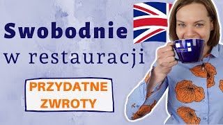 Zamawianie w restauracji bez stresu  Przydatne ANGIELSKIE ZWROTY w podróży [upl. by Ssor]