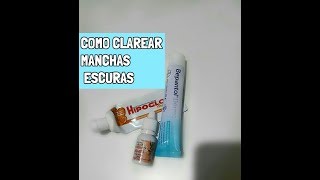 CLAREANDO MANCHAS ESCURAS NA PELE [upl. by Anelyak]