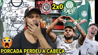 REACT CORINTHIANS 2X0 PALMEIRAS l VENCEU QUEM TEM MUNDIAL [upl. by Eigram150]