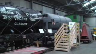 Inside the Boness Railway Museum Boness Scotland [upl. by Carvey]