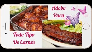 COMO HACER UN ADOBO PARA TODO TIPO DE CARNES  COMIDA TIPICA COLOMBIA [upl. by Giardap]