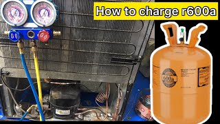 fridge mein gas dalne ka tarika r600 gas charging hindi amp urdu [upl. by Christopher]