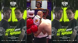 COMBATE YOSOYPLEX VS EL MARIANA LA VELADA DEL AÑO 4 MI REACCION Y RESUMEN [upl. by Garth]