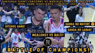 MPBL HIGHLIGHTS PAMPANGA GIANT LANTERNS VS NUEVA ECIJA RICE VANGUARDS JUNE 29 2024 [upl. by Leeke]