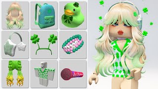 HURRY GET NEW ROBLOX FREE ITEMS 🍀💚 [upl. by Weide]