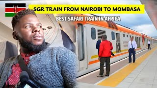 Is This A Plane Or Train SGR Train From Nairobi To Mombasa Kenya [upl. by Innad]