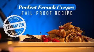 The Best French Crepes Recipe 🥞 [upl. by Kier358]