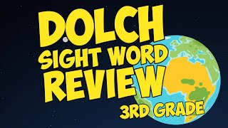 Dolch Sight Word Review  Third Grade  Jack Hartmann [upl. by Airbmac]