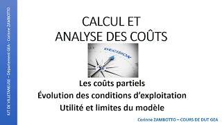 Cours seuil de rentabilité modèle du coût variable DUT GEA [upl. by Blalock]