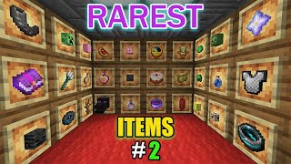 Collecting Every Rarest Item In Minecraft Part 2 [upl. by Brower]