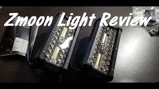 Zmoon LED Light Bar Review [upl. by Aramit374]