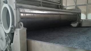 Nonwoven airlaid waste felt machineAir lay felt machine [upl. by Aiclef930]