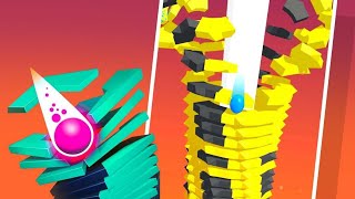 Playing Stack ball 3d game🏀🏈shortsytshortsshortsfeed [upl. by Rellek]