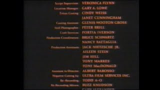 Valley Girl 1983 End Credits TBS Airing [upl. by Fin]